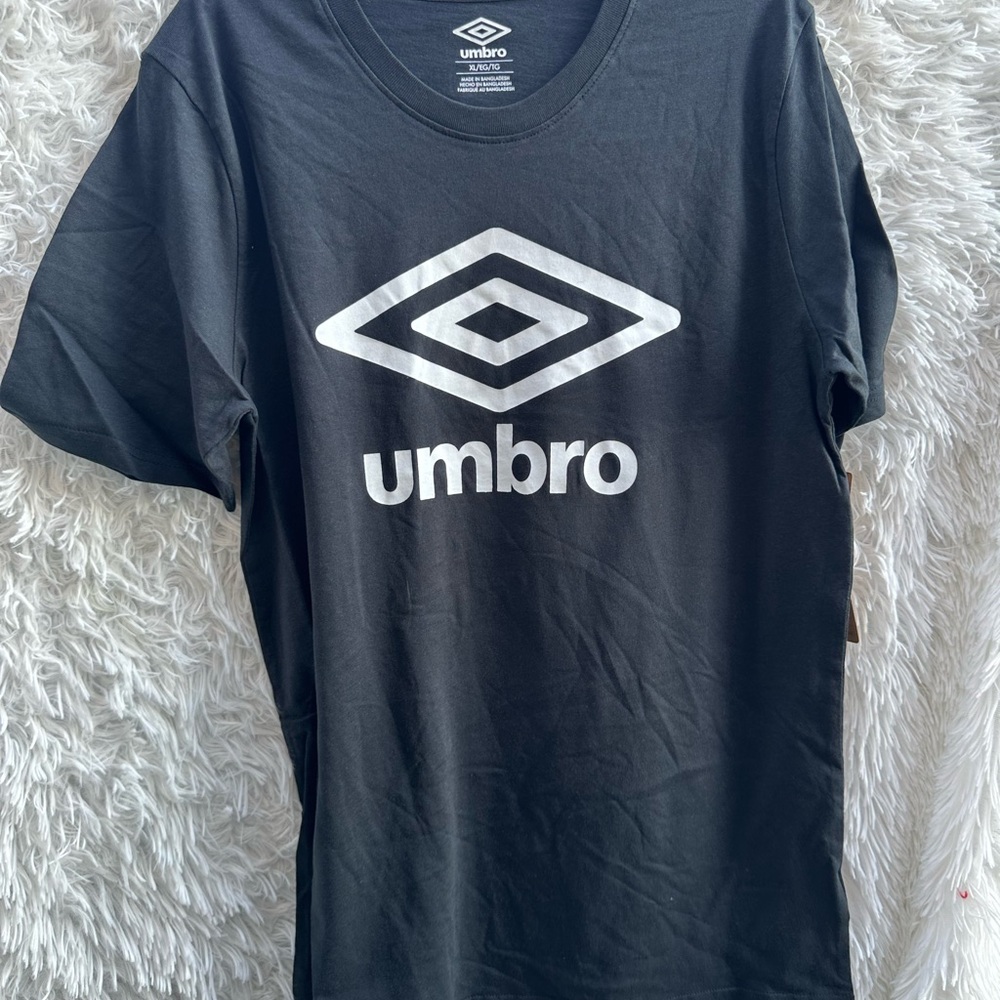 Umbro Black and White Logo Tee New